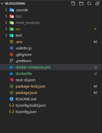 NestJs scaffold structure